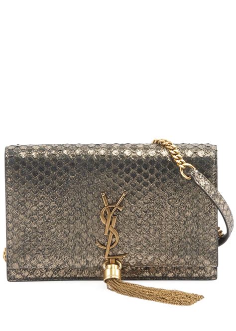 kate monogram ysl shiny quilted wallet on chain|Saint Laurent Kate YSL Monogram Grain de Poudre Wallet on .